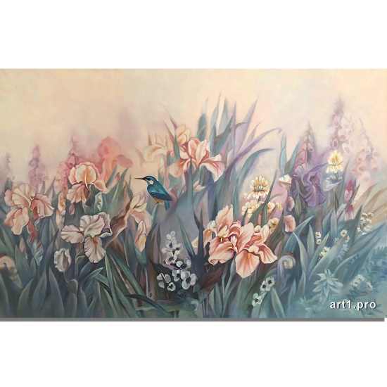 картина в пастельных тонах