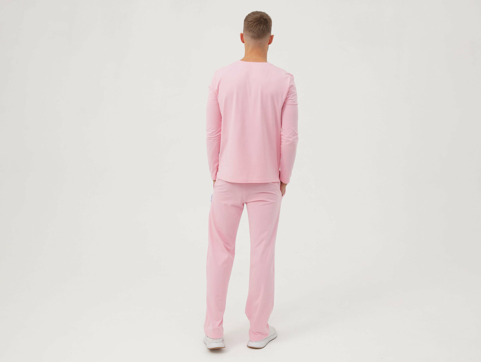 Розовая мужская пижама