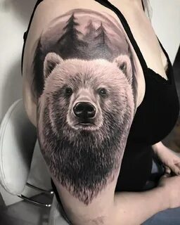 Значение татуировки медведь