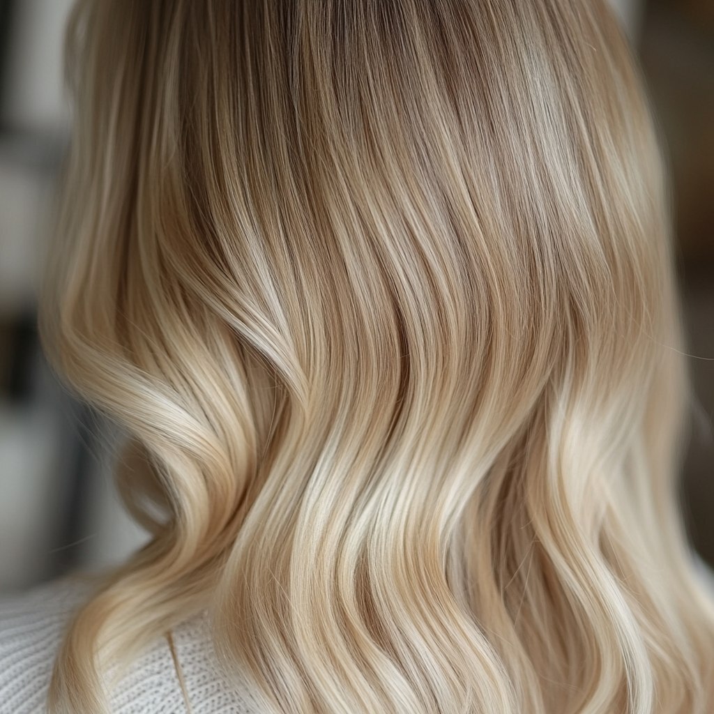 Оттенки сатинового блонда: нейтральный бежевый, тёплый бежевый и прохладный бежевый