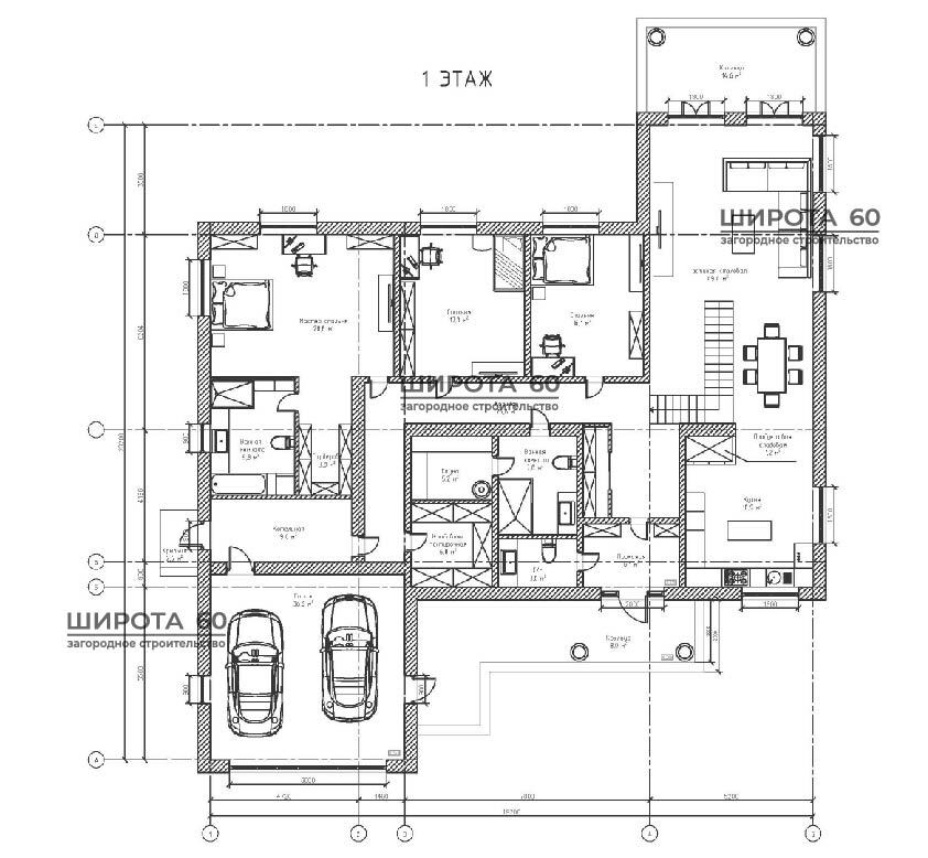 Планировка первого этажа