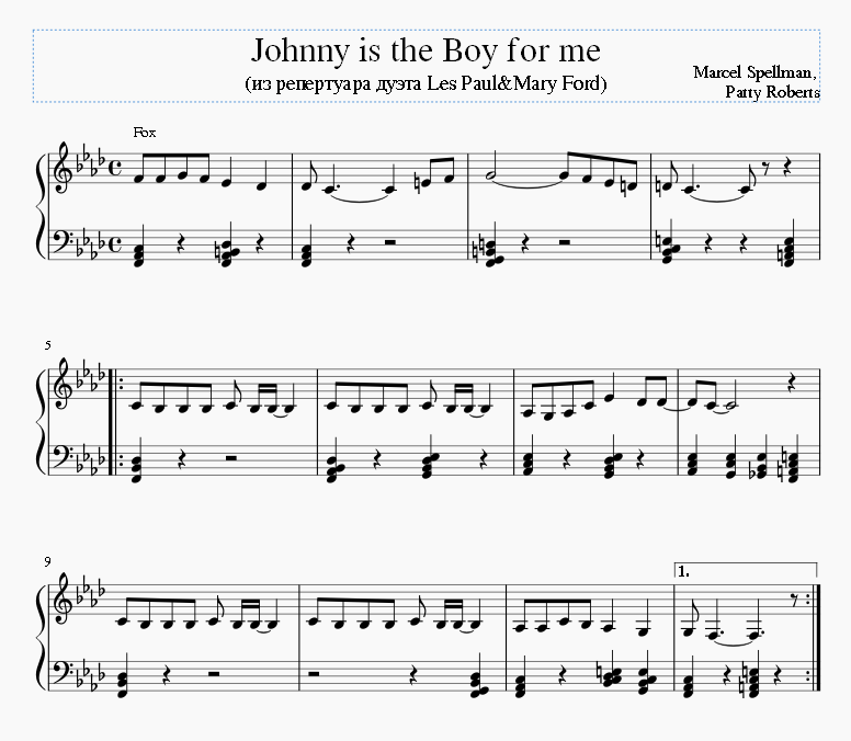 Johnny Is The Boy For Me