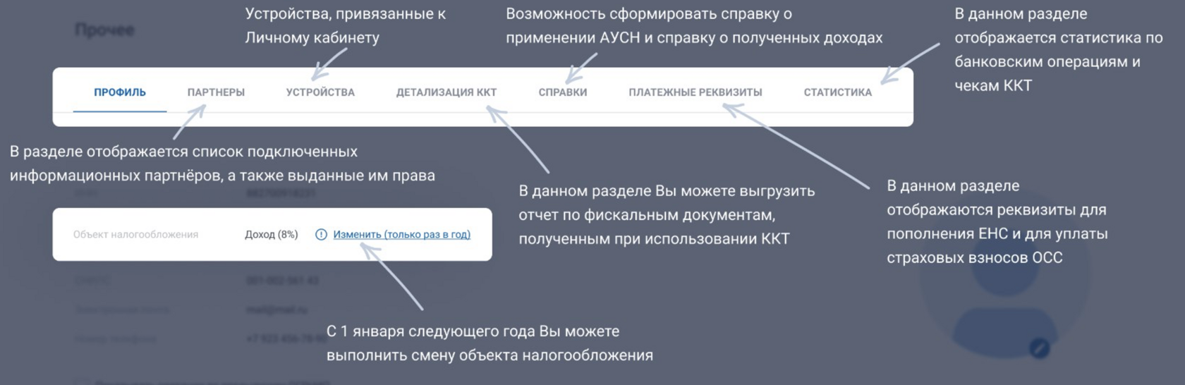Личный кабинет АУСН