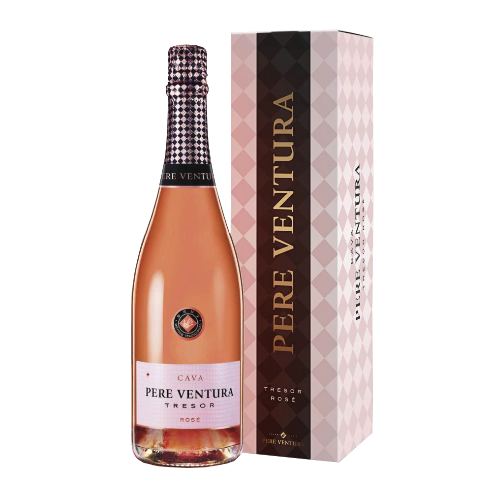 Розе брют отзывы. Pere Ventura шампанское. Шампанское Cava Pere Ventura Brut. Вино игристое кава пере Вентура Трезор. Трезор пере Вентура шампанское розовое.