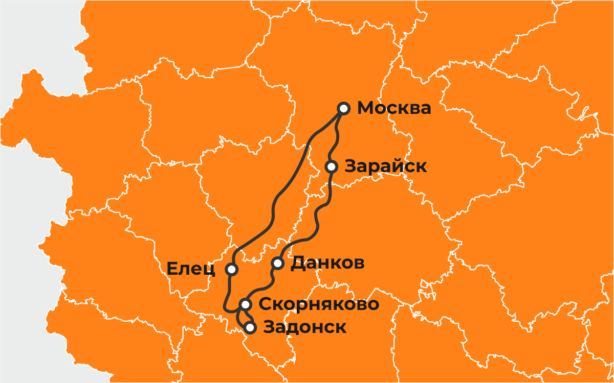 Елец липецкая область расстояние. Г Задонск Липецкая область на карте. Липецкая область г Елец на карте.