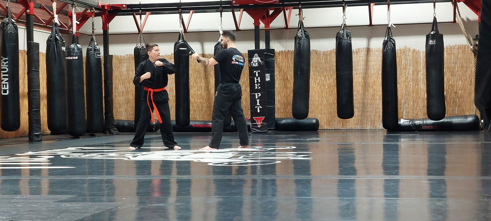 Eddie Receivng one one one private lessons from Pit Instructor