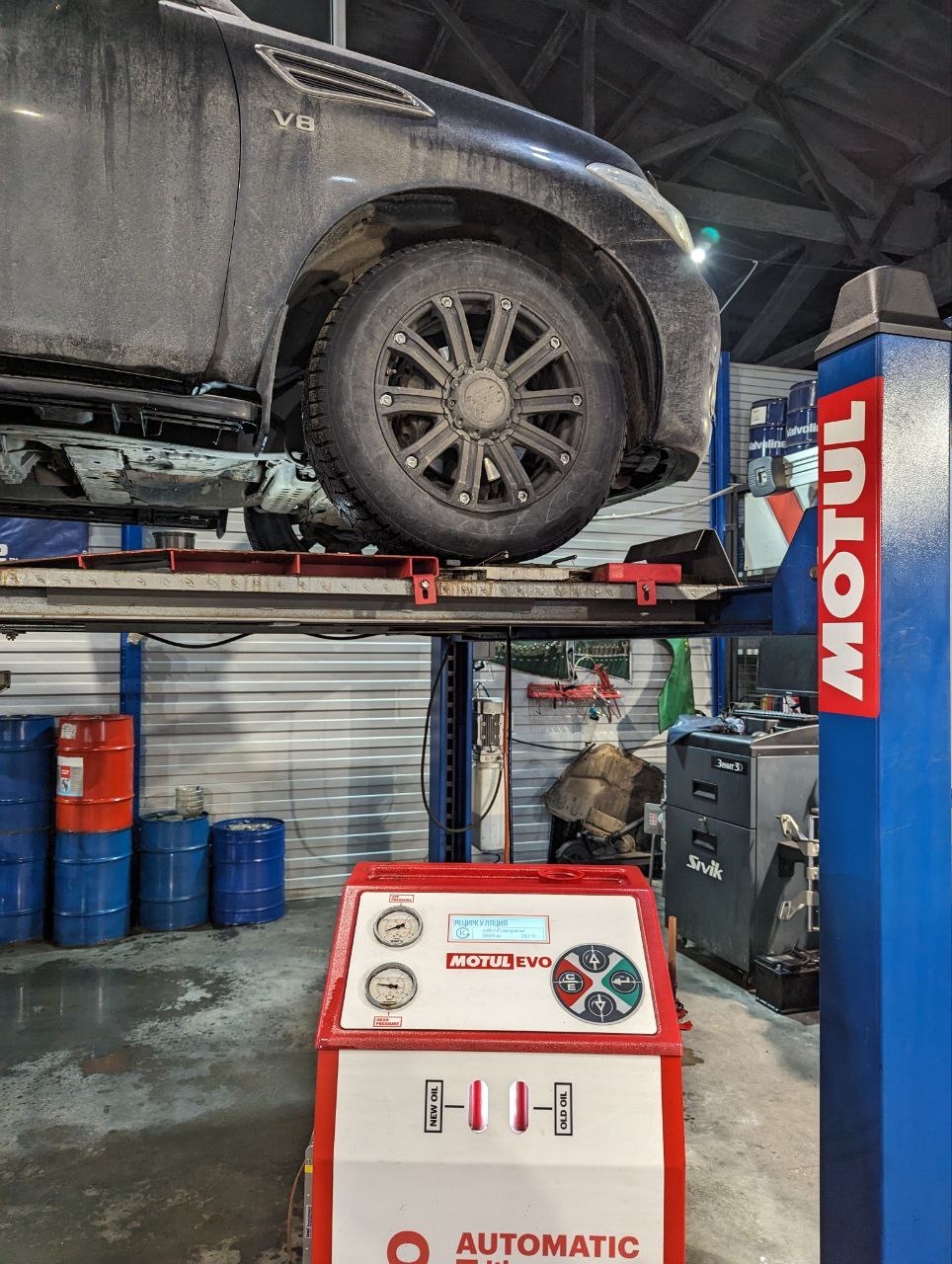 Результат обслуживания АКПП в Motul Team