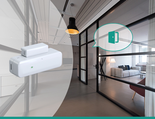 Датчик открытия двери в офисе