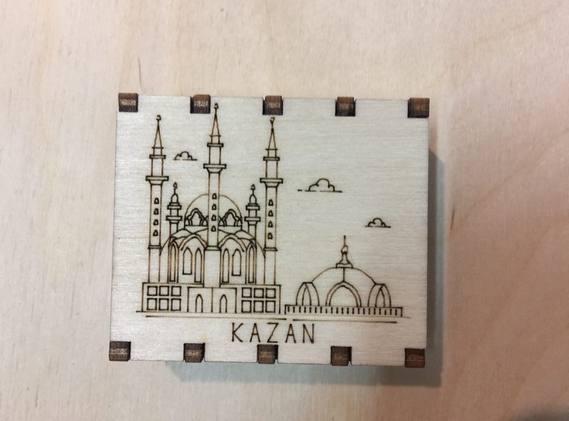 Спички сувенирные на магните города России - Казань