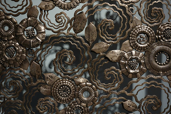 Деталь кованной двери Эдгара Брандта