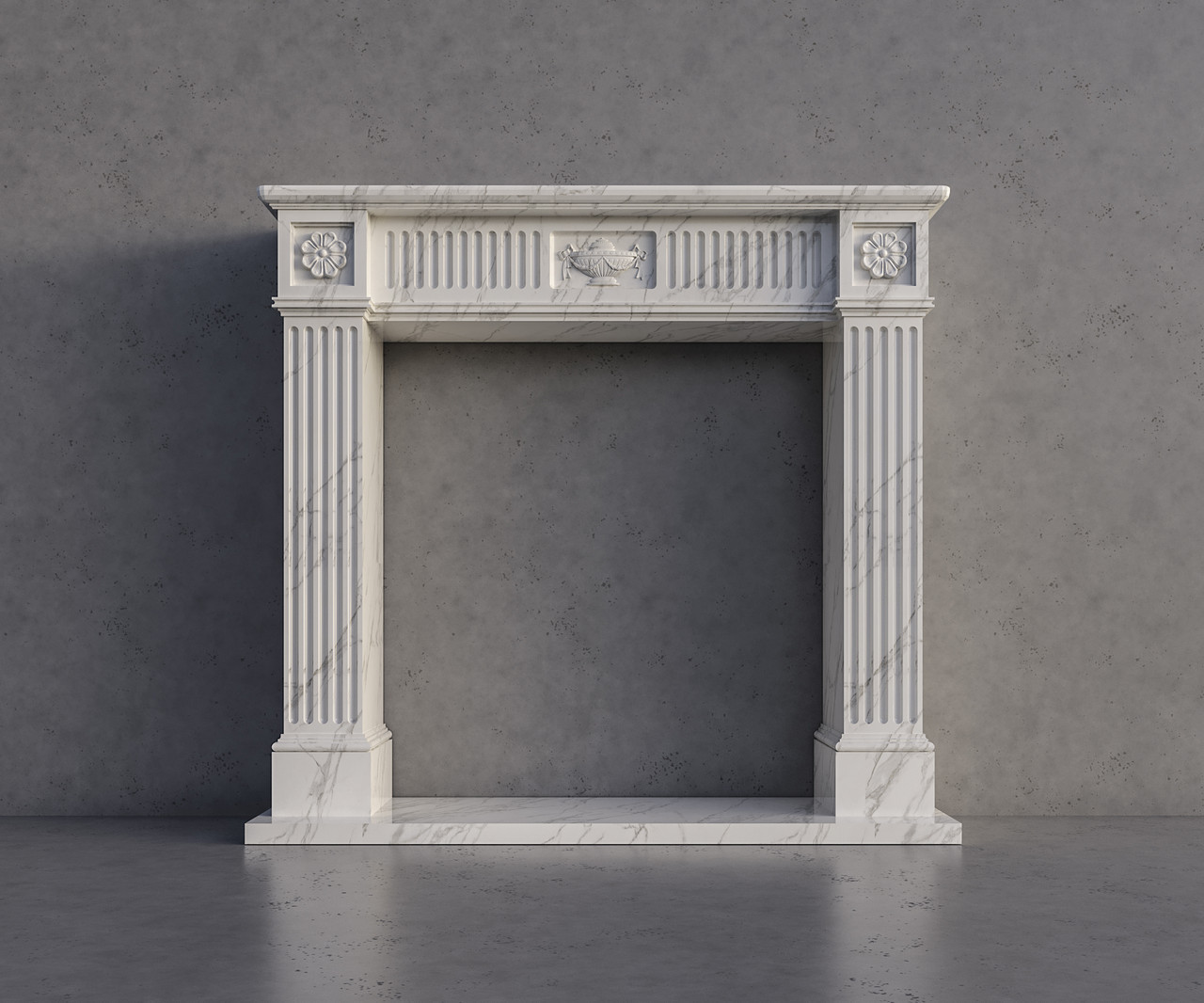 Камин из мрамора в Минске купить недорого