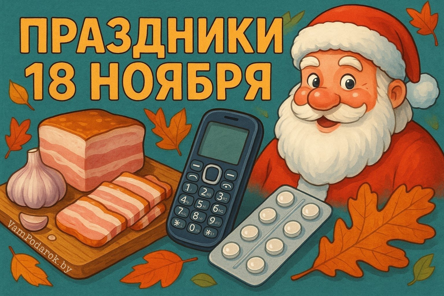 Праздники 18 ноября 2025 года – открытки и картинки