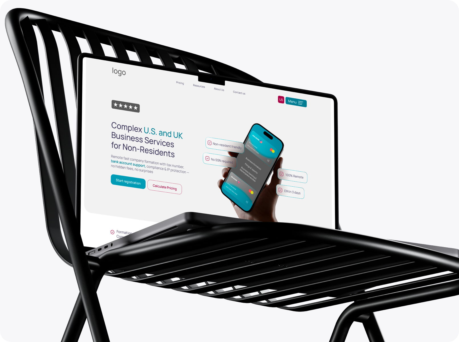 Лендинг на Tilda для бизнес-услуг в США и UK Complex — профессиональный дизайн для нерезидентов