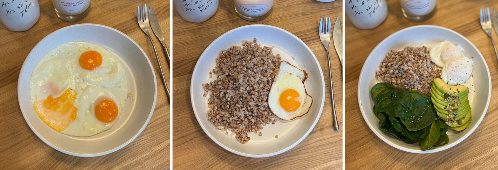 Блюдо: Гречка с яйцом