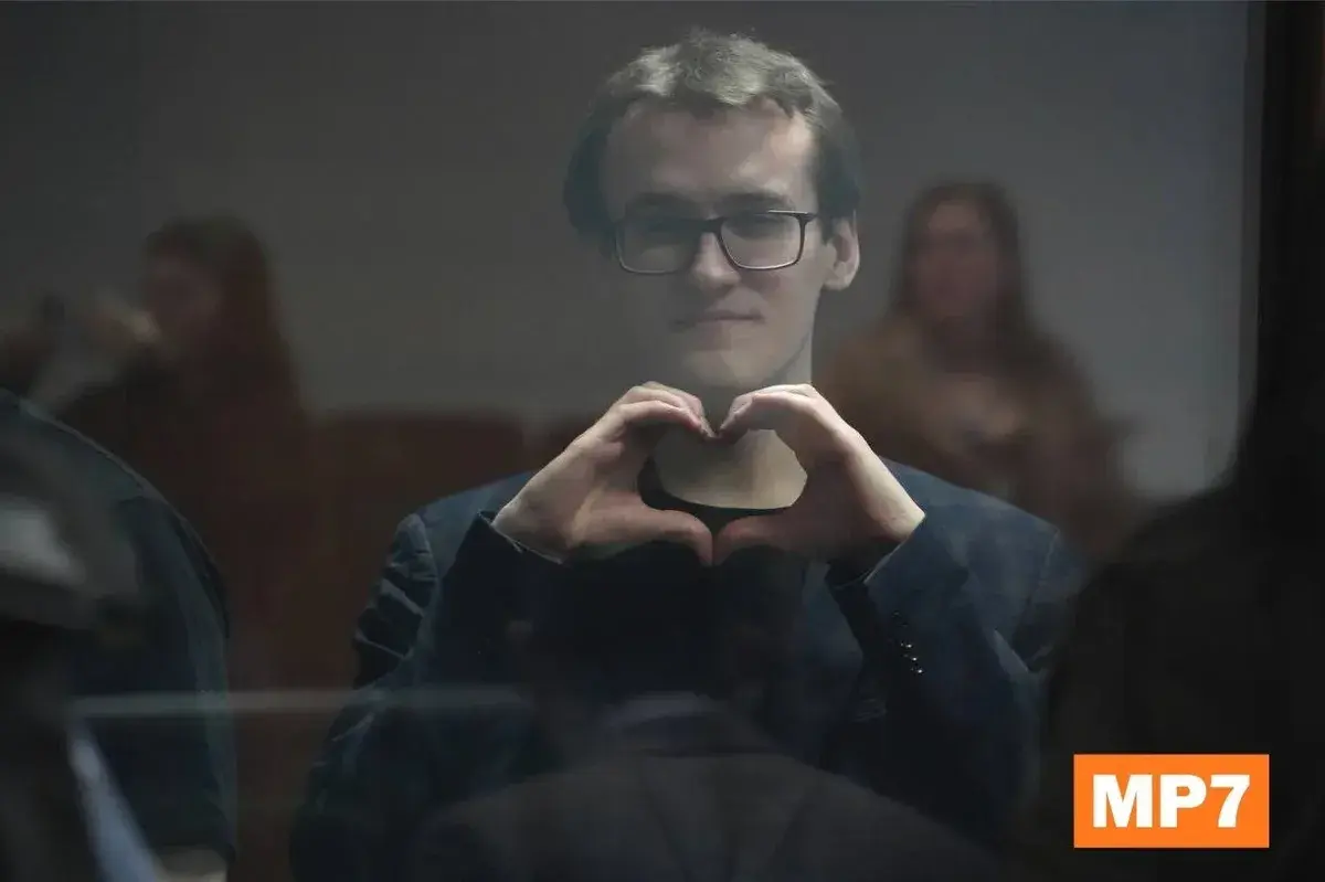 Павел Синельников** на оглашении приговора. Фото: Павел Борисенко / МР7