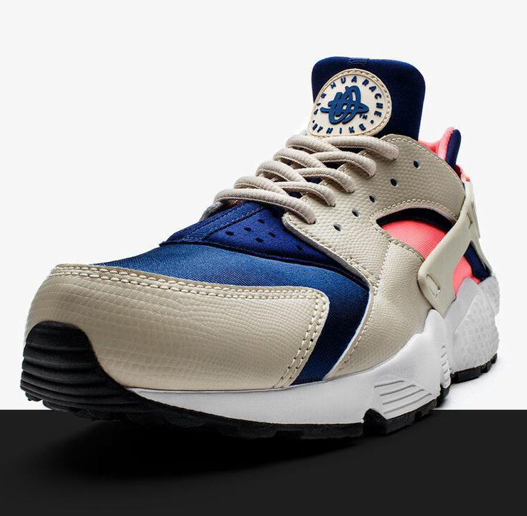 Nike huarache 2024 rose et bleu