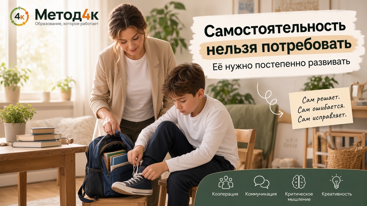 Воспитание самостоятельности