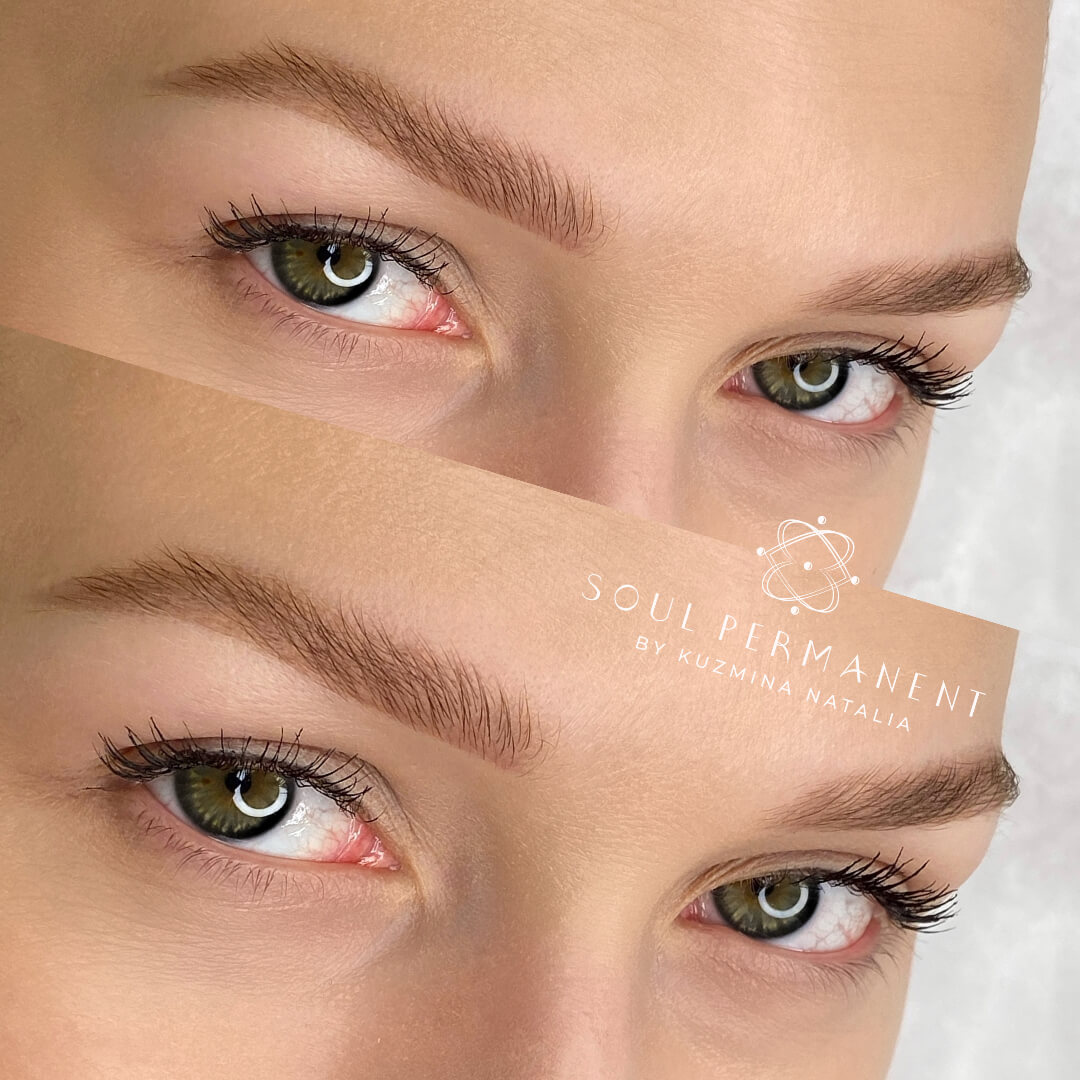 зажившие брови перманентный макияж Москва