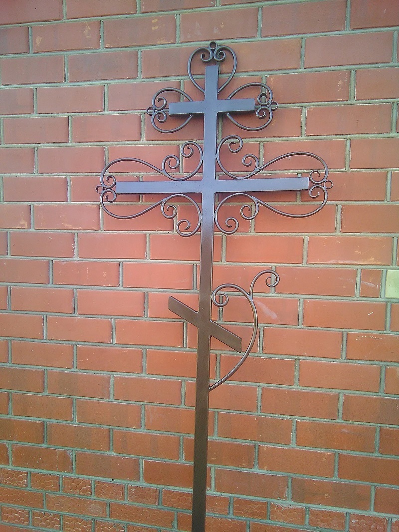 Крест Могильный металлический