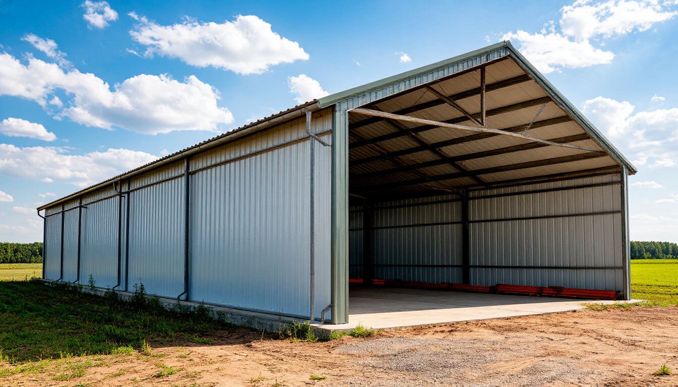 Строительство ангаров из панелей