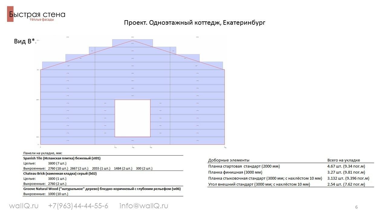 Проекты фасадов — Быстрая стена