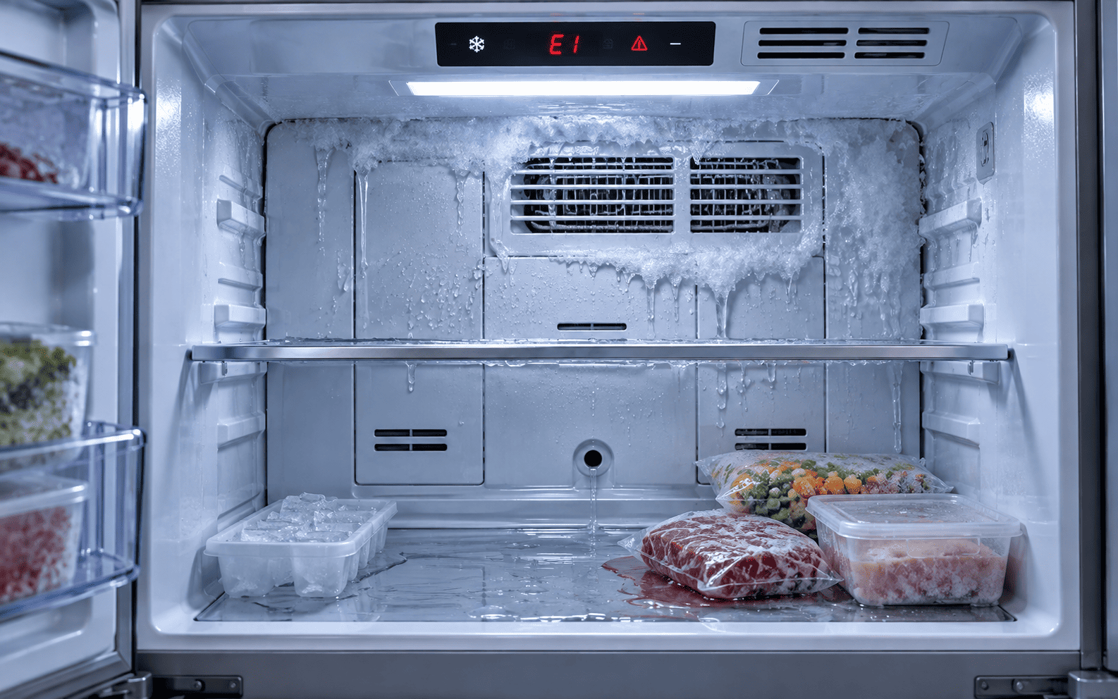 Морозильная камера не морозит LG