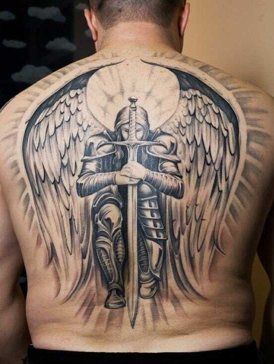 Символизм татуировки ангела