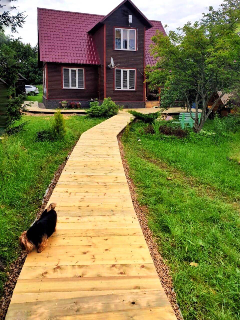 Устройство деревянных Экодорожек