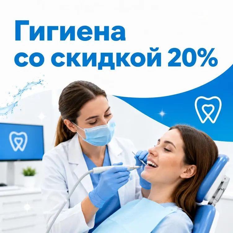 Профессиональная гигиена за 3990 вместо 5000