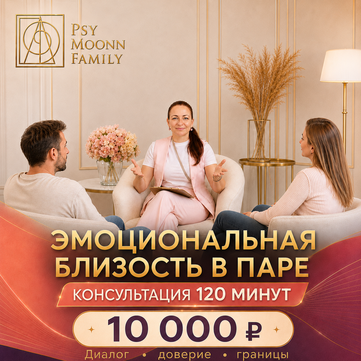 Когда в паре не хватает эмоциональной близости - консультация 120 минут — PSY MOONN FAMILY, Москва