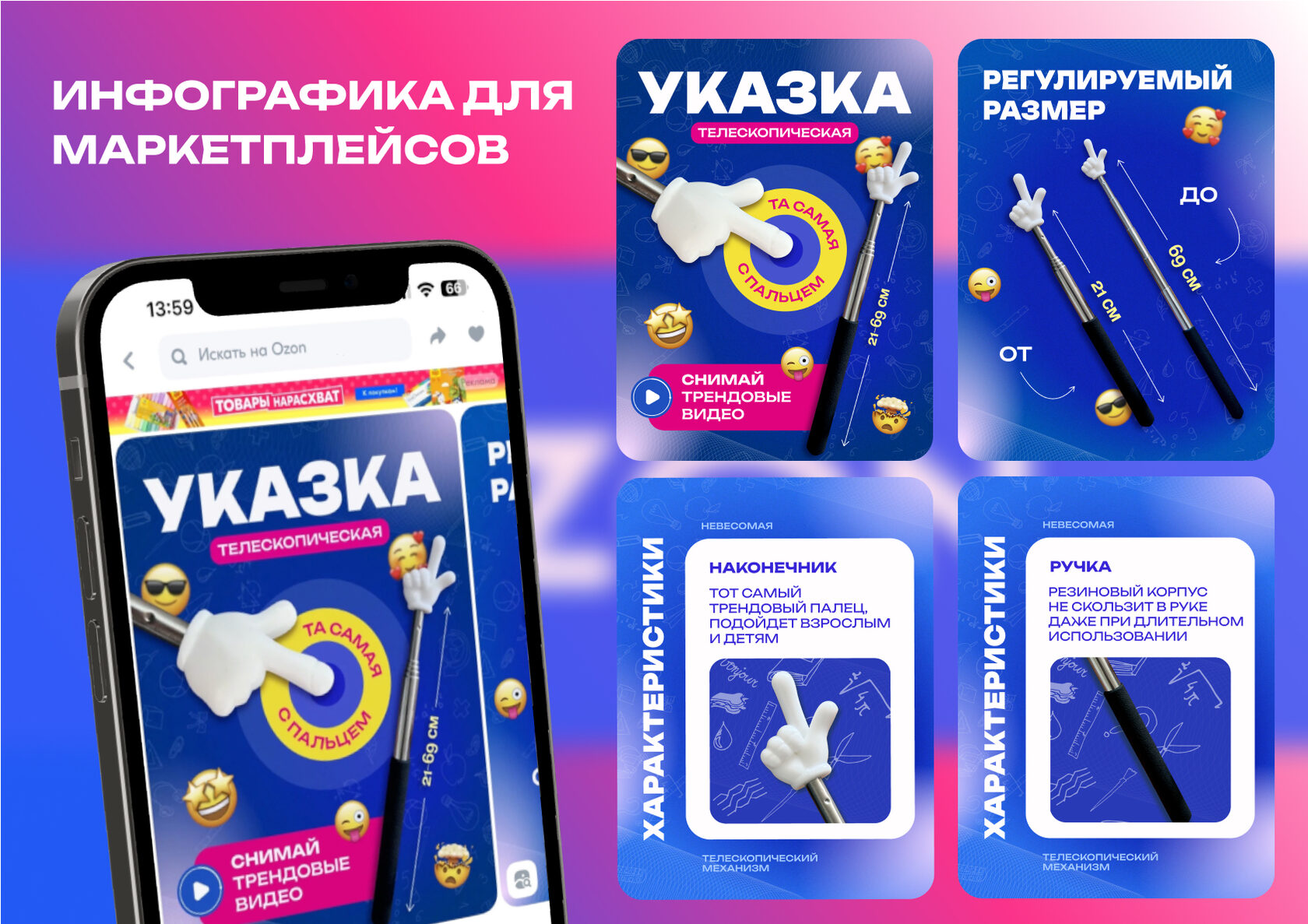 Озон карточки, Ozon