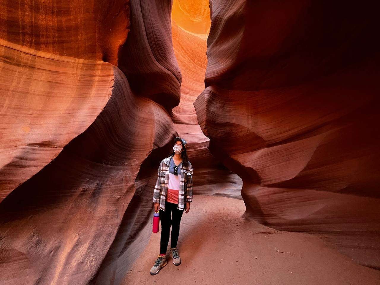Maria at Antelope Canyon