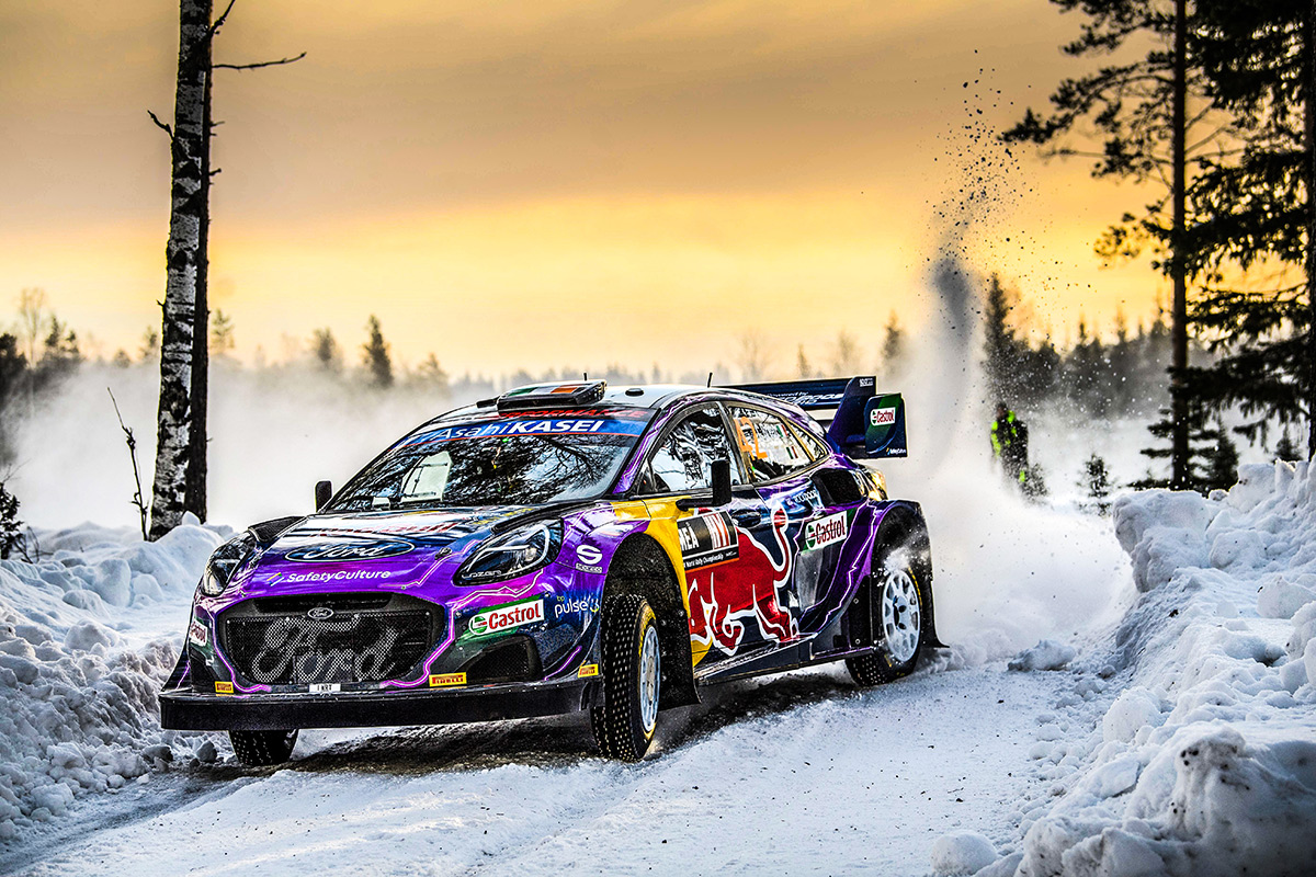 Крейг Брин и Пол Нейгл, Ford Puma Rally1, ралли Швеция 2022