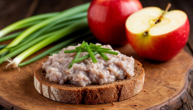 форшмак из селедки с яблоком