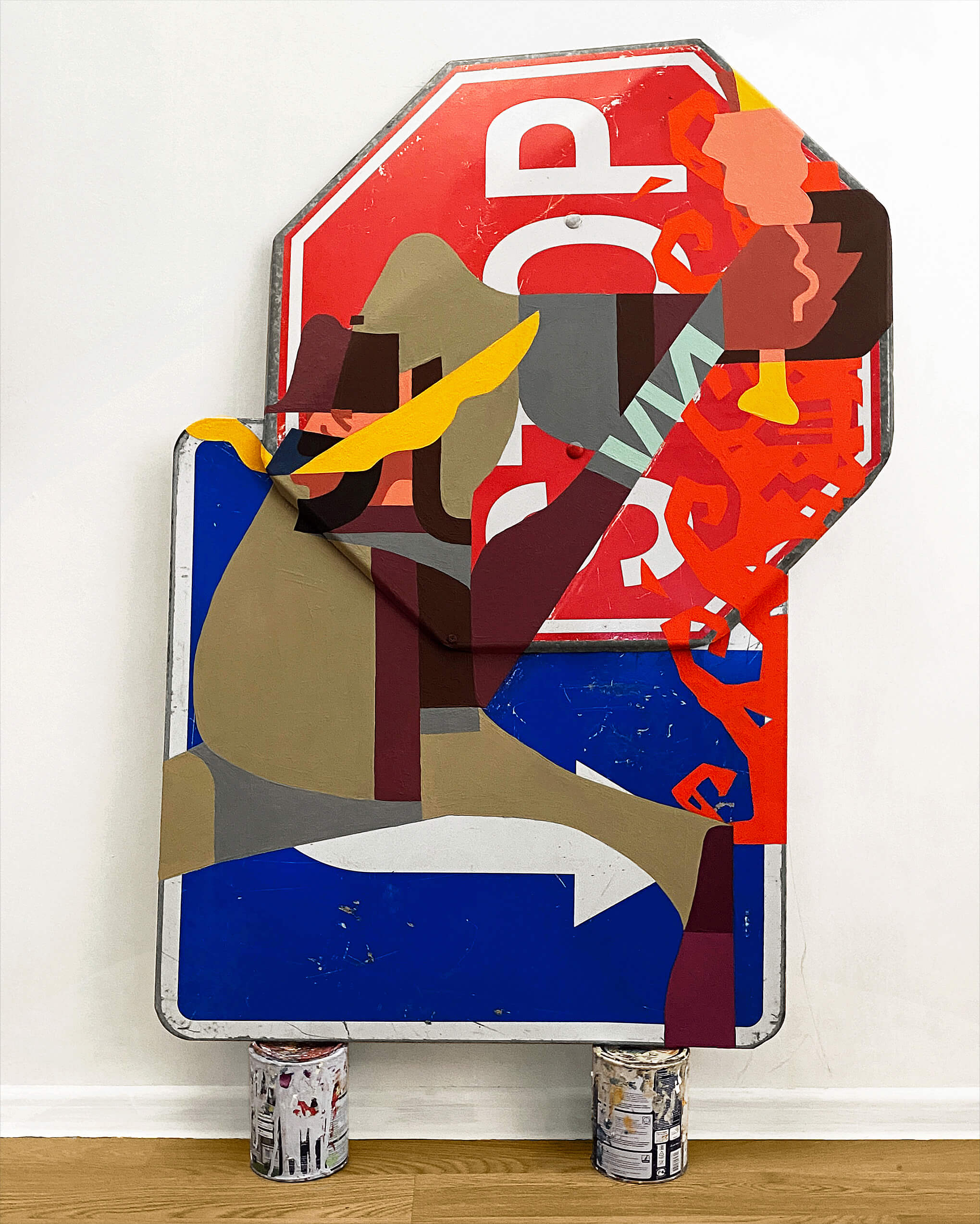 Графика на дорожных знаках. Автор Алексей Бархан.