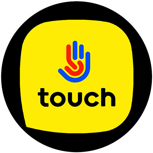 Проекционная реклама на тротуаре для сети магазинов Touch г. Днепр