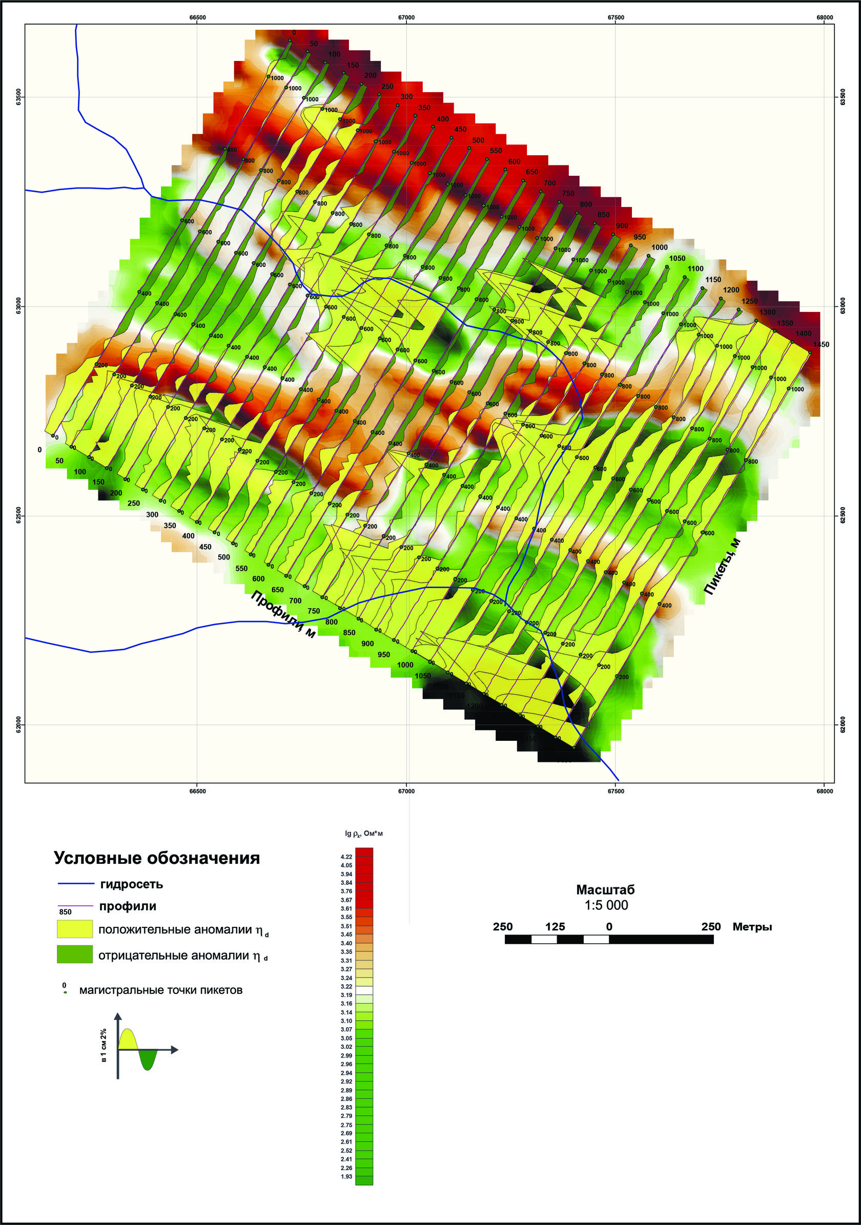 Медно-никелевые руды. Карелия, геофизика, электроразведка, магниторазведка.