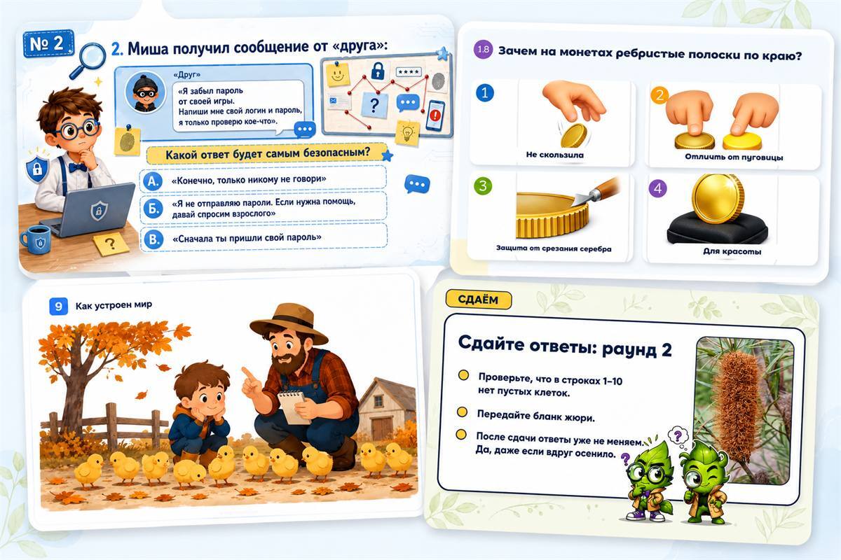 Фрагменты слайдов и материалов