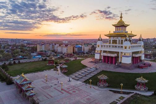 Хошеутовский хурул фото