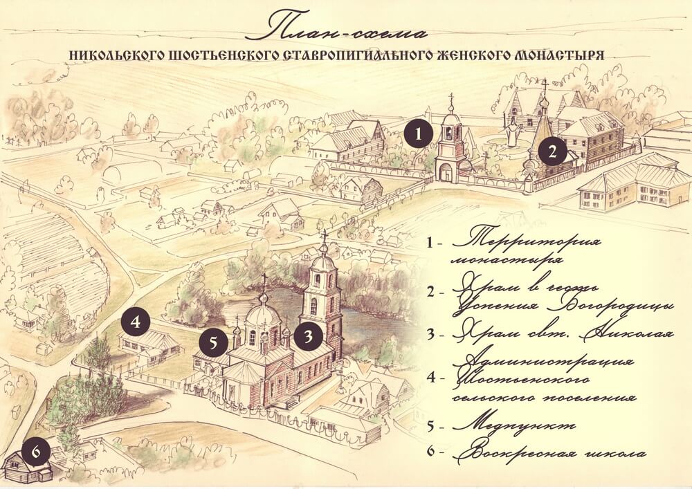 План оптиной пустыни схема