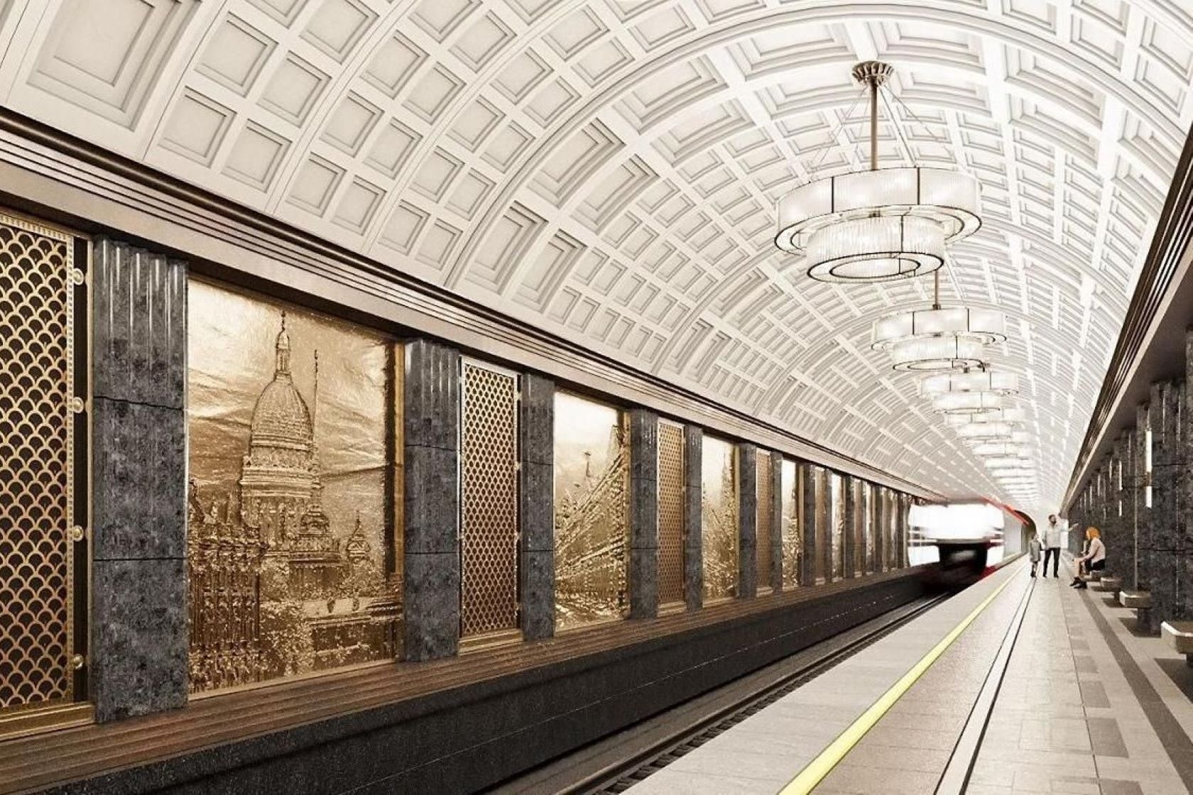 Дептранс показал дизайн новой станции метро «Достоевская»