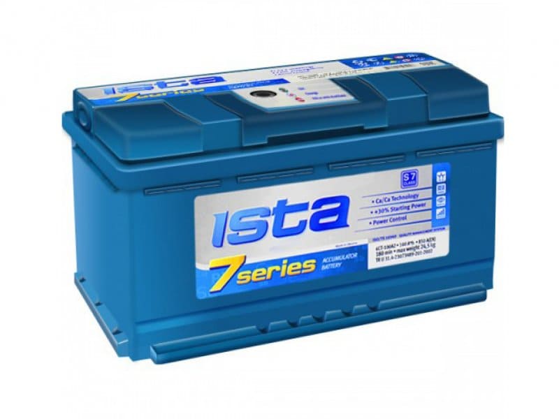 Аккумуляторы ista 100. Ista 7 Series 6ct - 100 a2 о.п. (100 Ah, en 850a). Аккумулятор 7 серии ista. Ista Series 6ct-100 100a/h 850a.