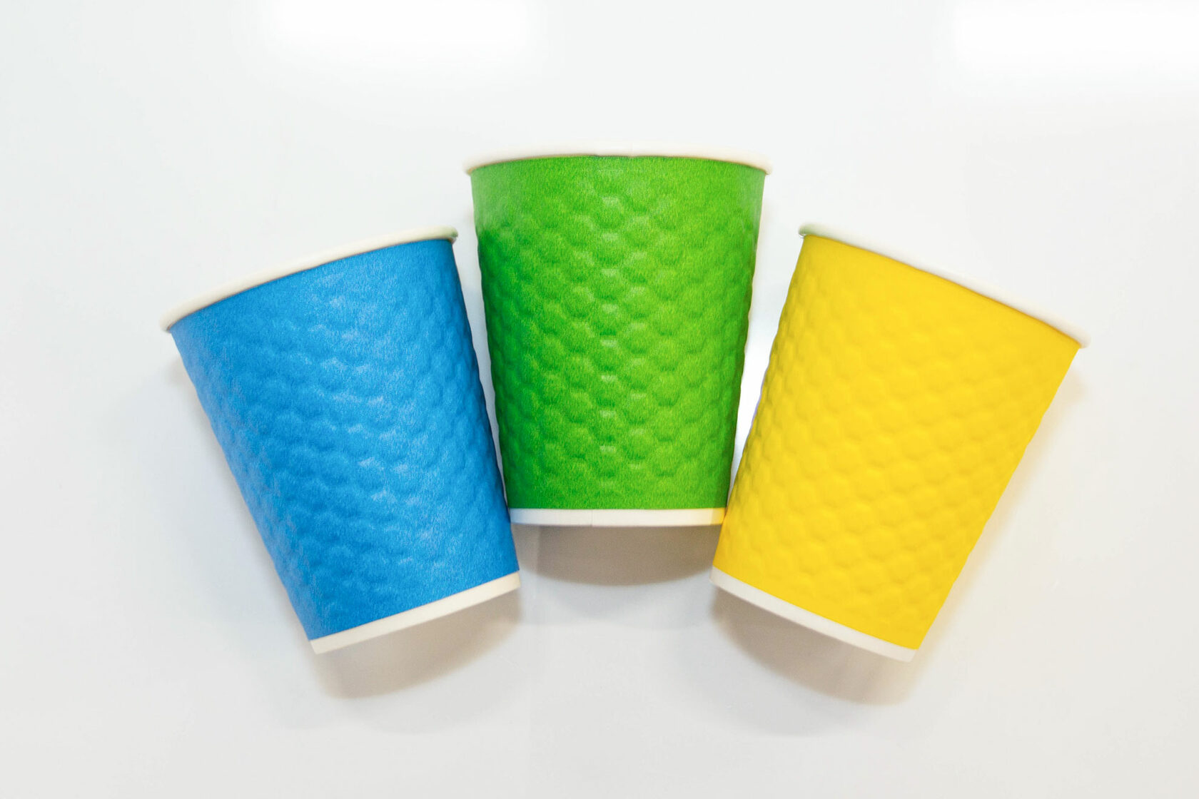 Paper cups embossed 