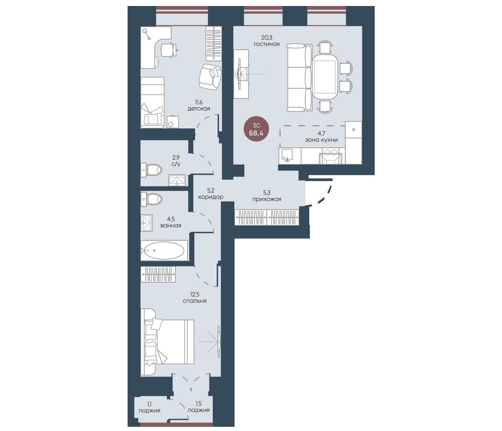 Белореченске быстровозводимые дома планировка