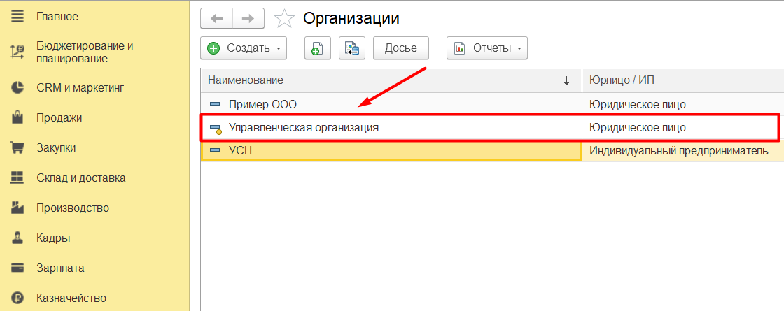 1С Комплексная автоматизация 2 и ERP: управленческая организация