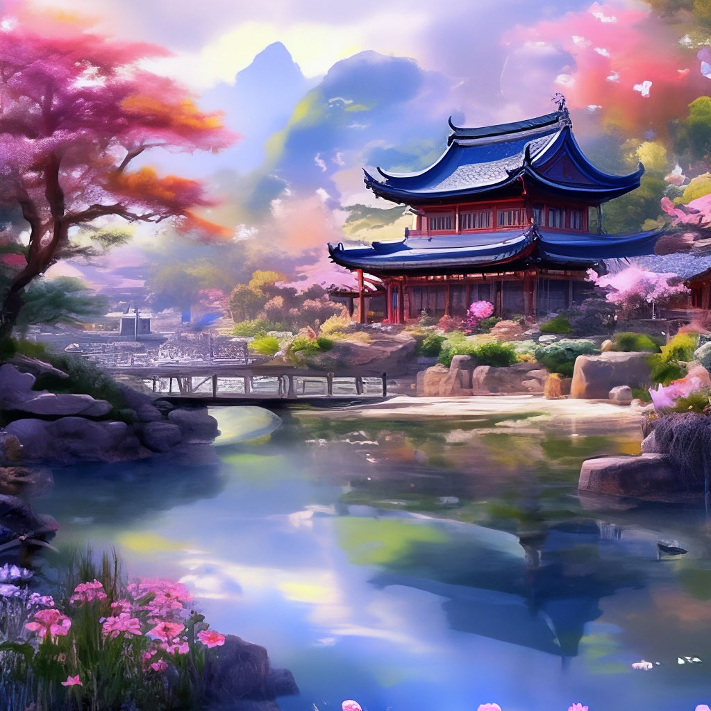 Цветущий сад