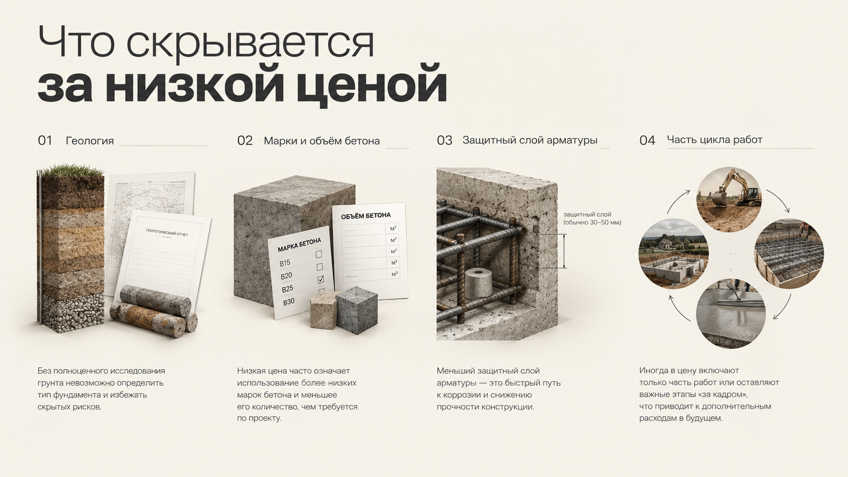 Анализ сметы на монолитные работы и сравнение цен