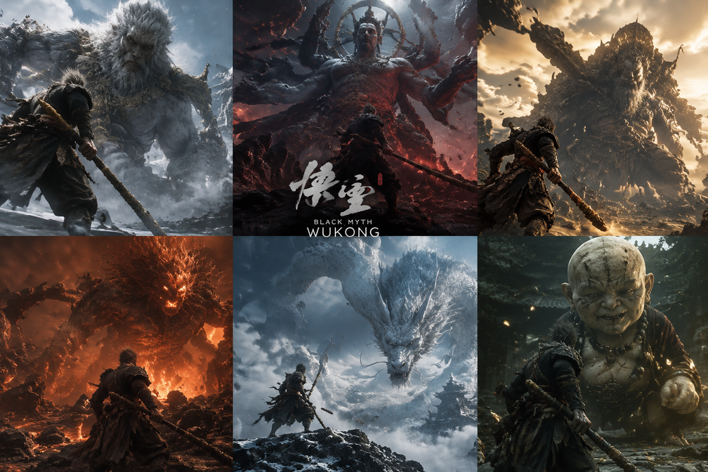 Схватка с боссом в Black Myth: Wukong — боевая система с посохом-трансформером