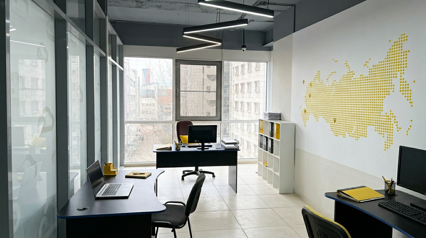 Офис Точка опоры — переговорная зона