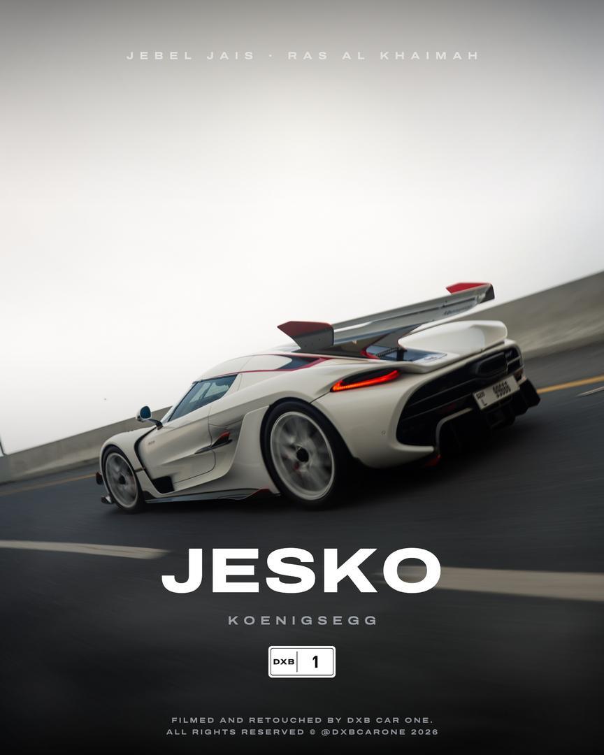 Carousel cover: Koenigsegg Jesko at Jebel Jais